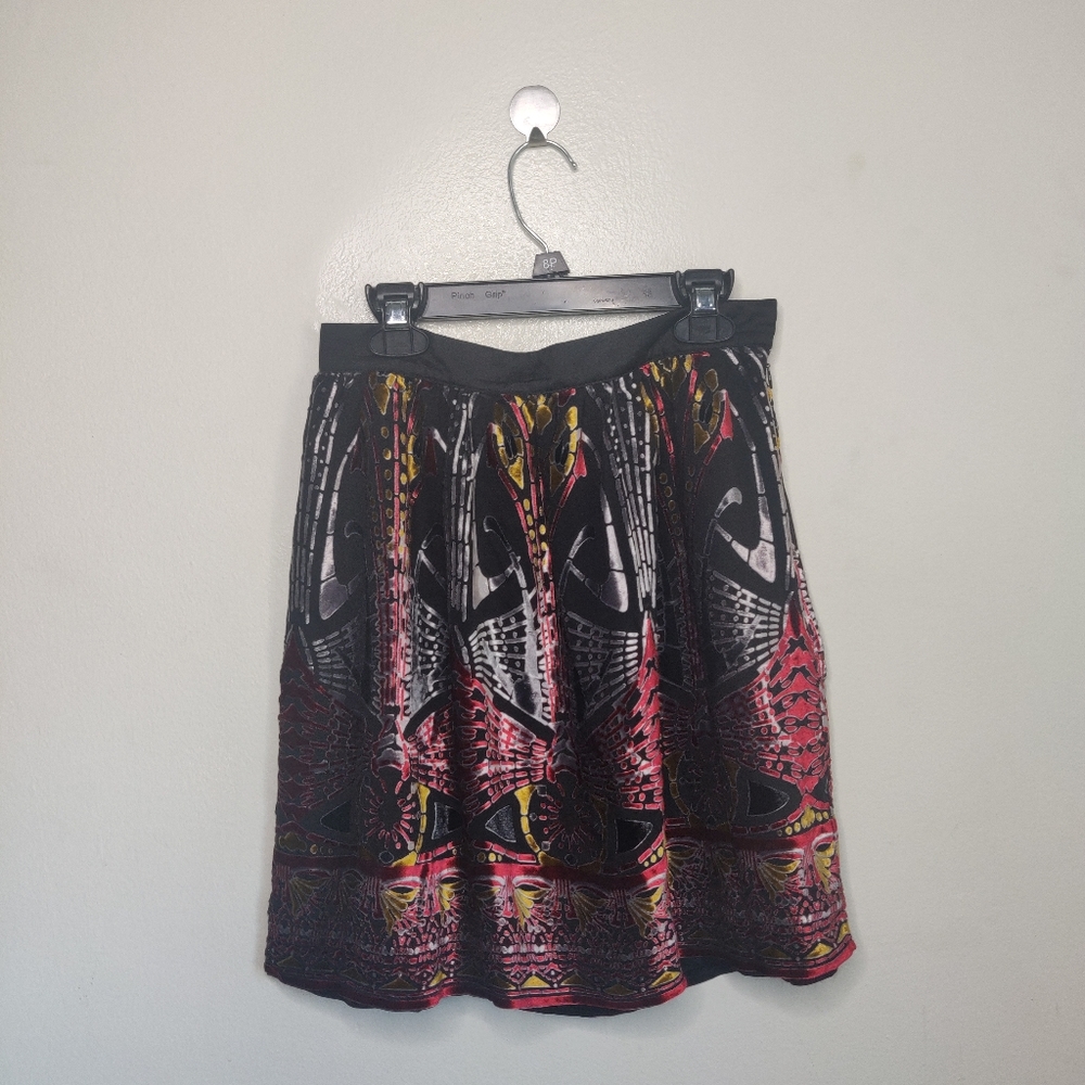 Anthropologie printed skirt